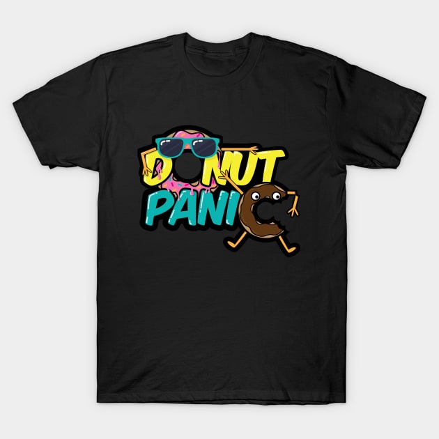 Donut Panic T-Shirt by mai jimenez